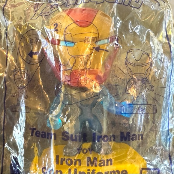Marvel Avengers Team Suit Iron Man McDonald’s Happy Meal Toy - 2019 - Sealed - Picture 2 of 5